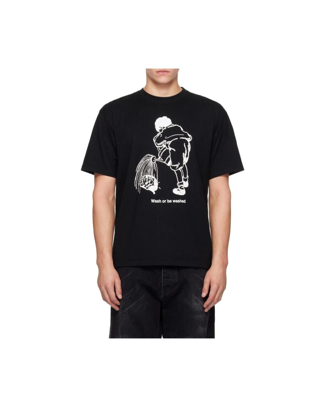 Undercover Black Brain T-Shirt for men