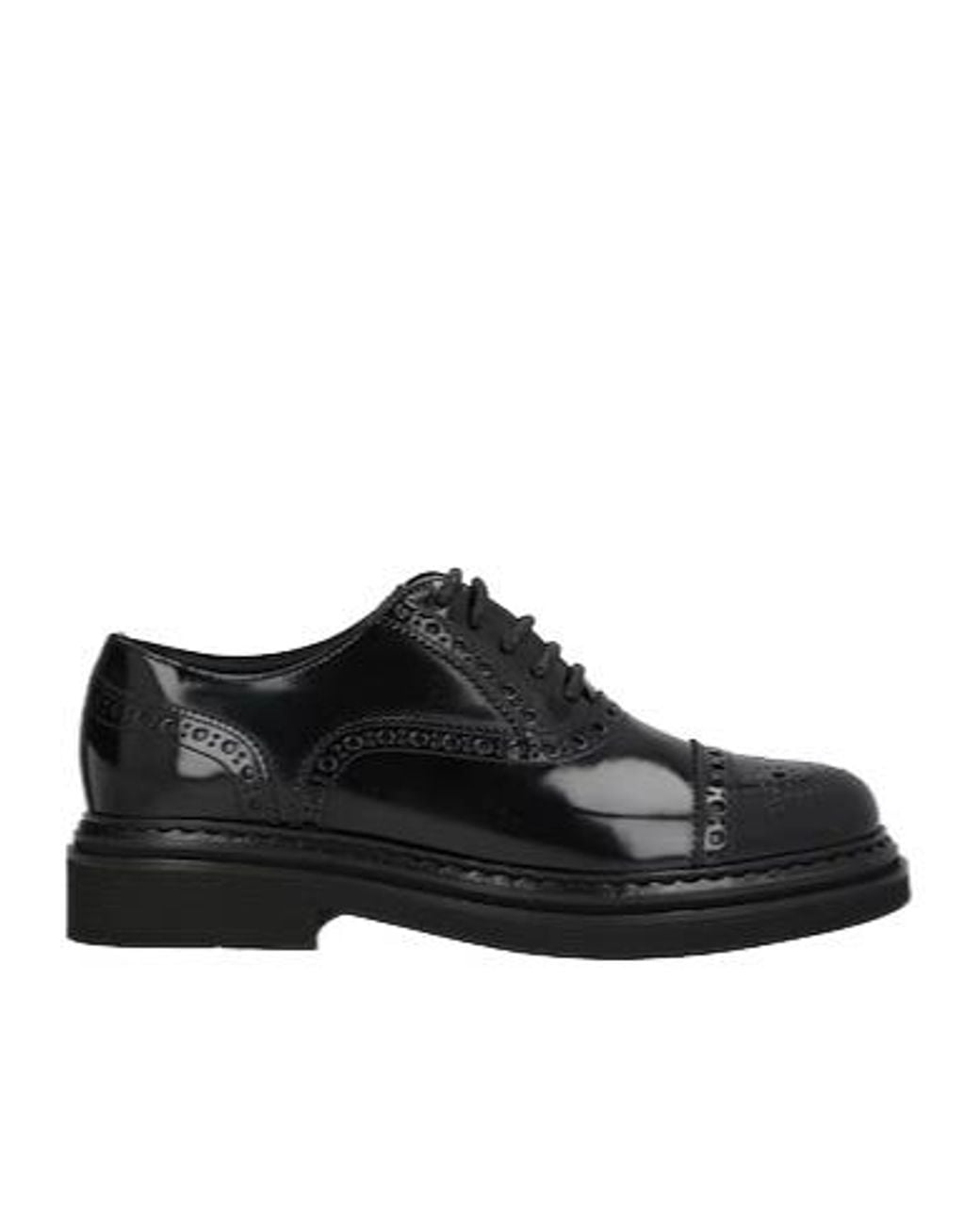 Dolce & Gabbana Black Laced Shoes