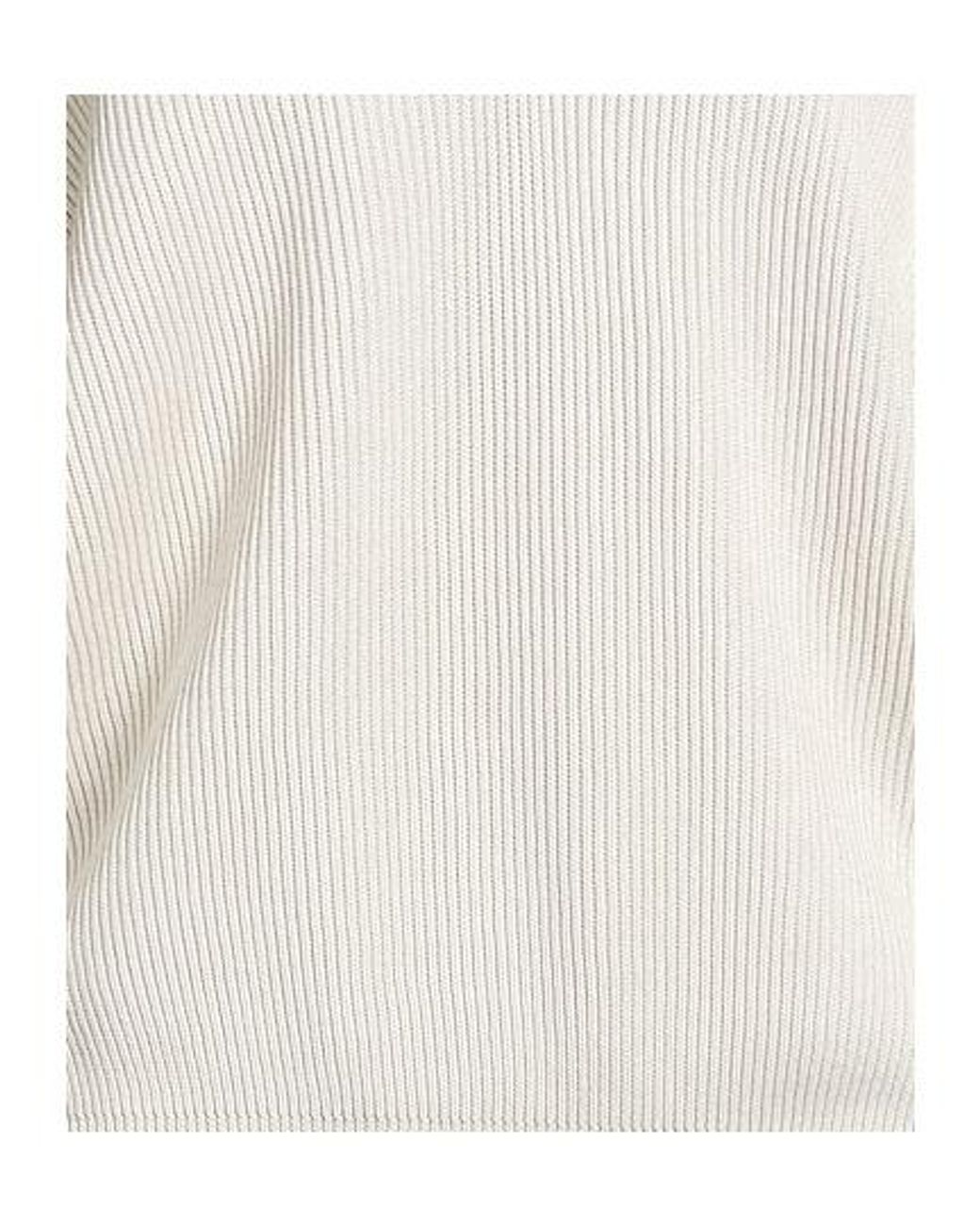 Brunello Cucinelli White Sweater Cotton