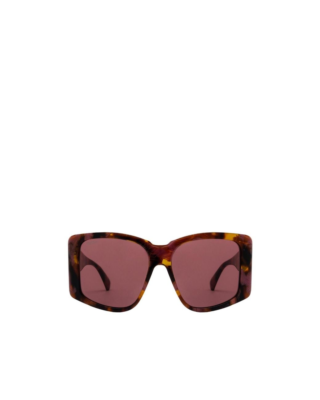 Max Mara Purple Square Frame Sunglasses