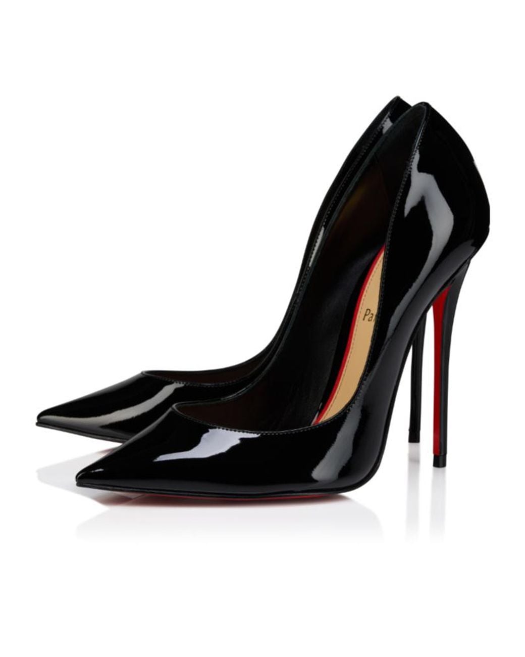 Christian Louboutin Black Pointed-Toe High Heels