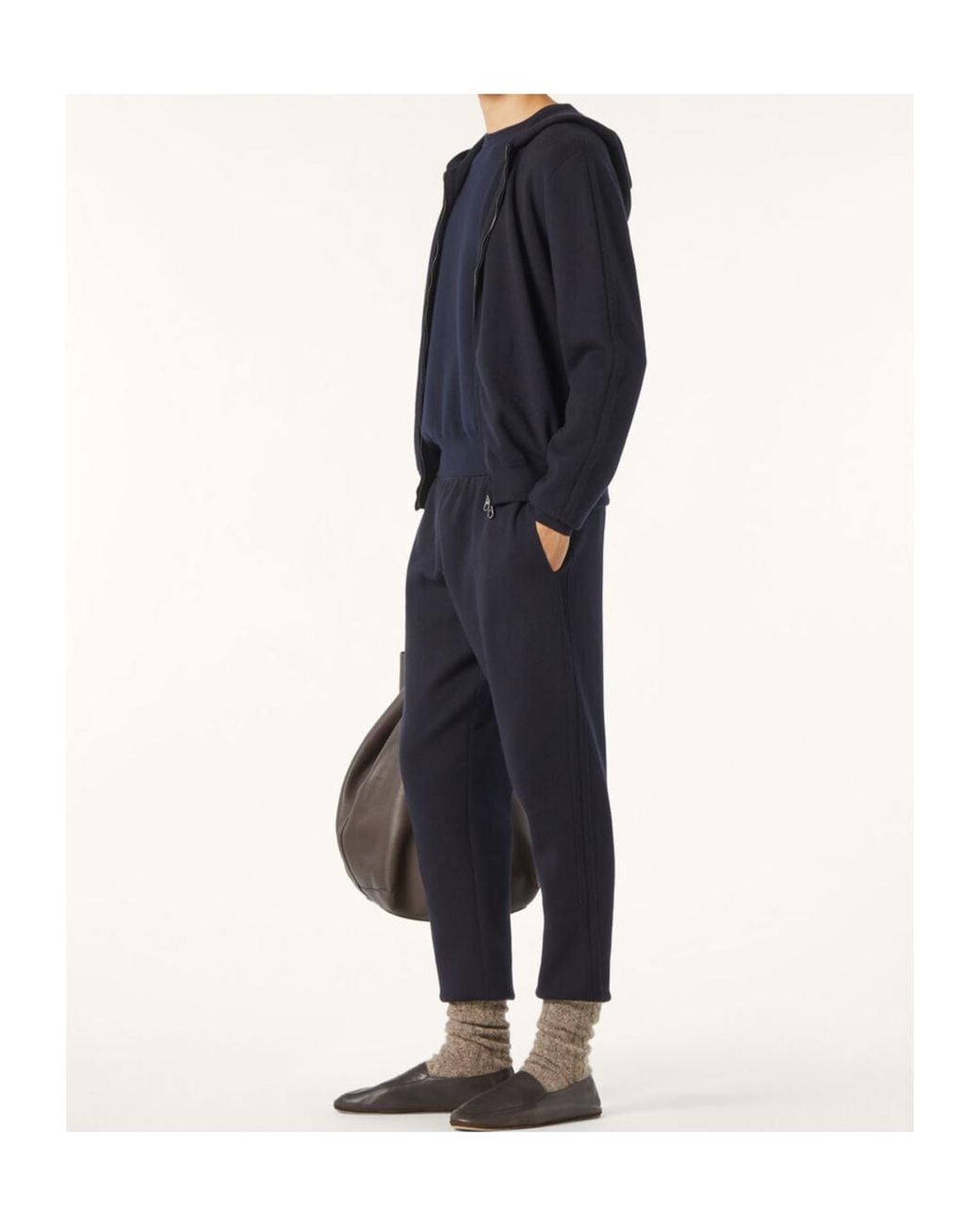 Loro Piana Blue Invorio Trousers for men