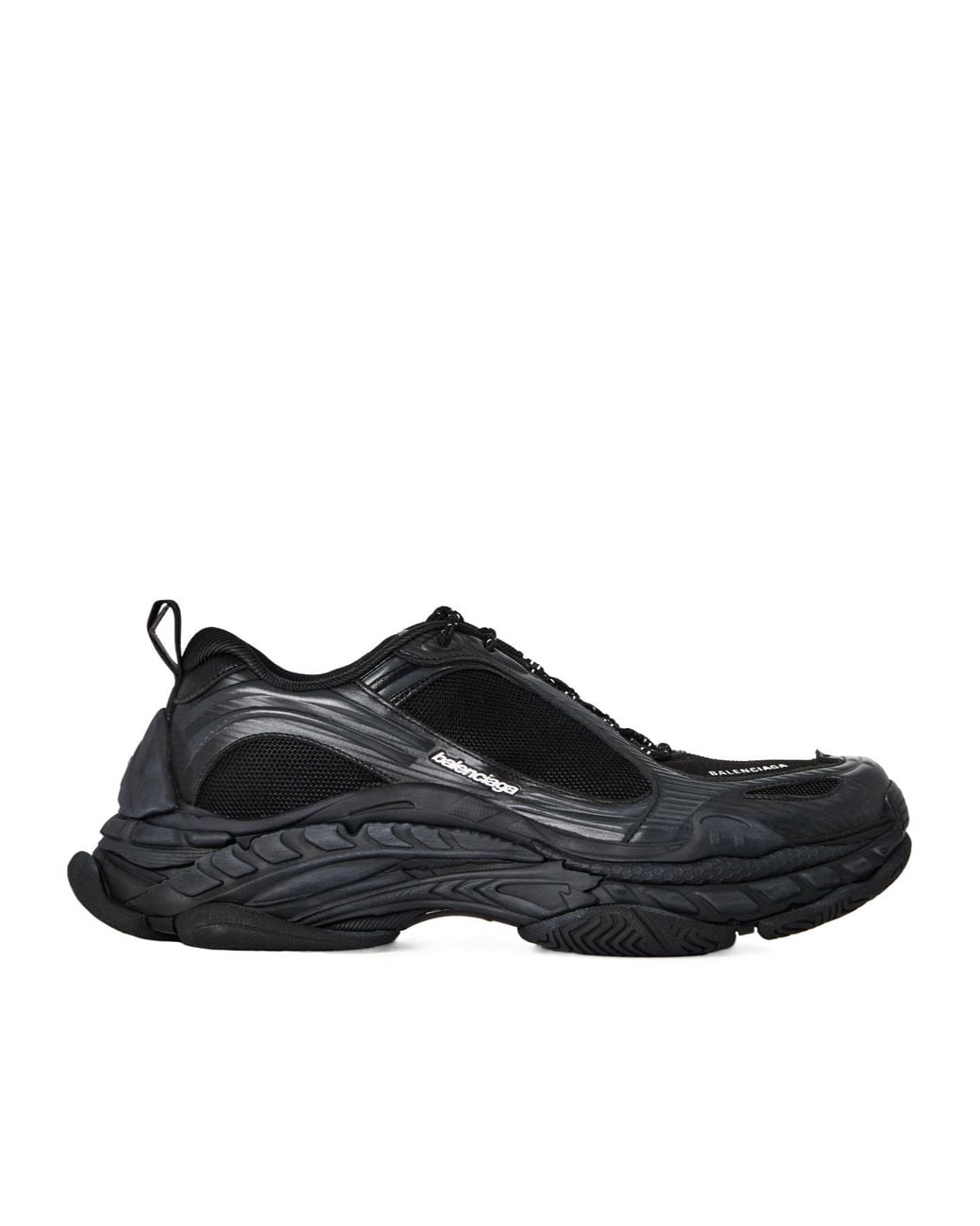 Balenciaga Black Mesh Chunky Sneaker for men