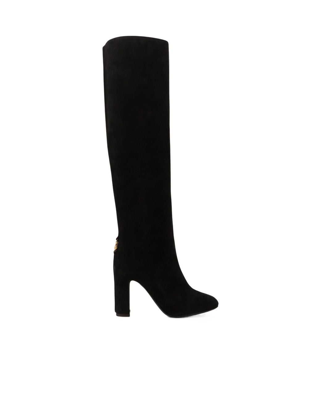 Dolce & Gabbana Black Knee-Length Boots