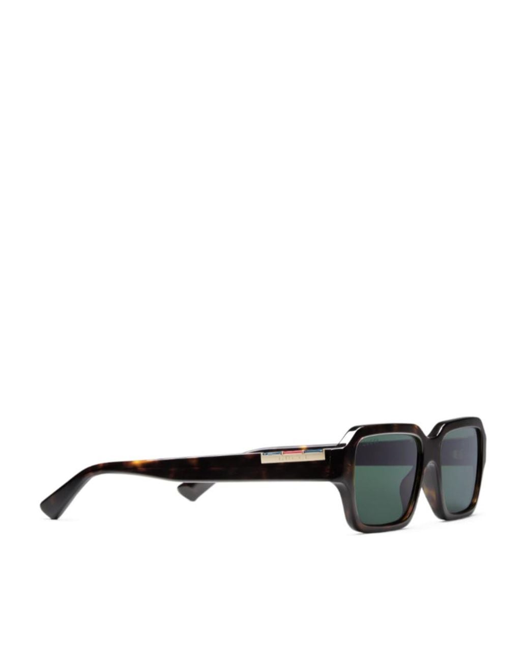 Gucci Black Eyewear Rectangle Frame Sunglasses for men