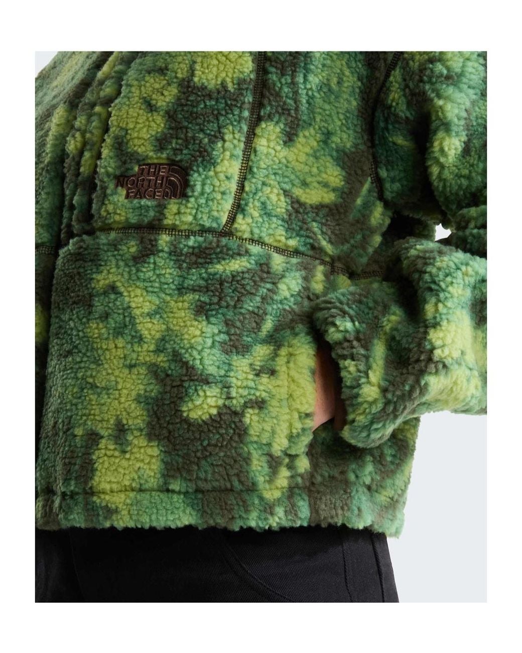 The North Face Green Cropped Fleece Jacket