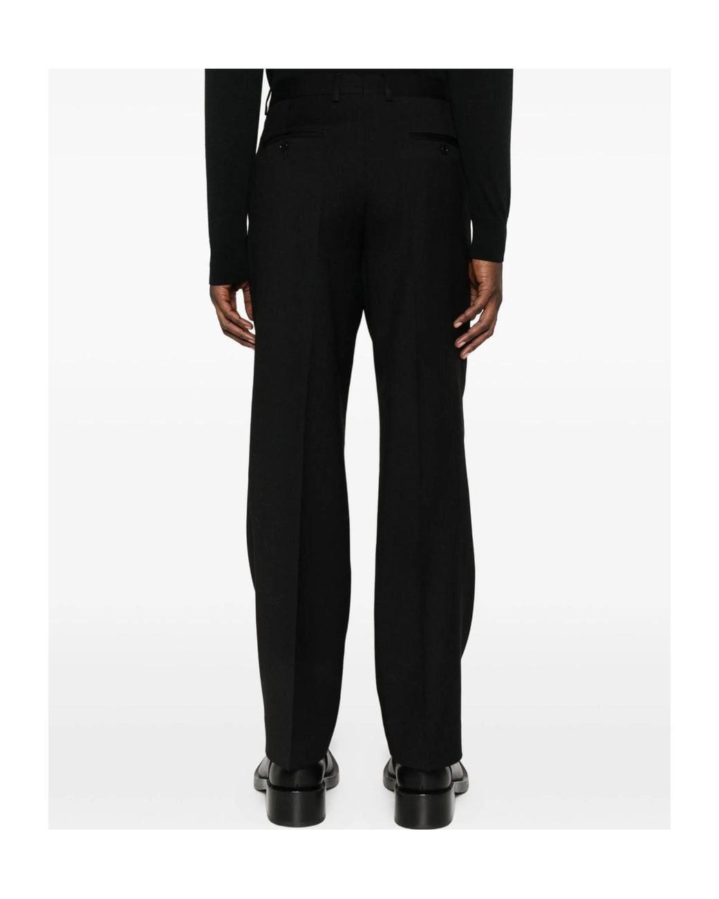 sunflower Blue Straight-Leg Tailored Trousers for men