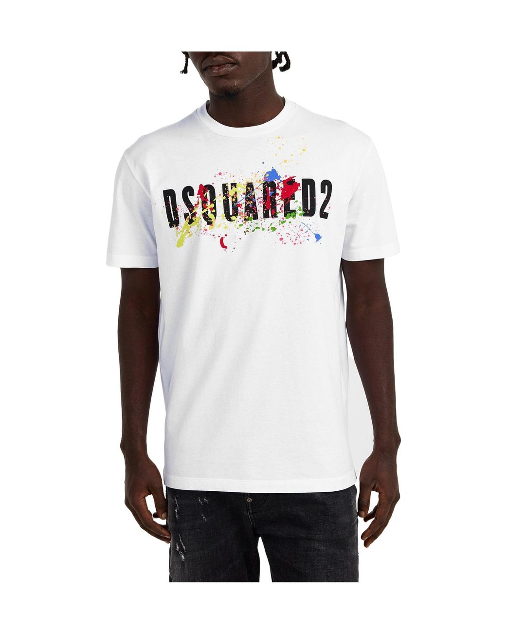 DSquared² White Crewneck Shortsleeve Tshirt for men