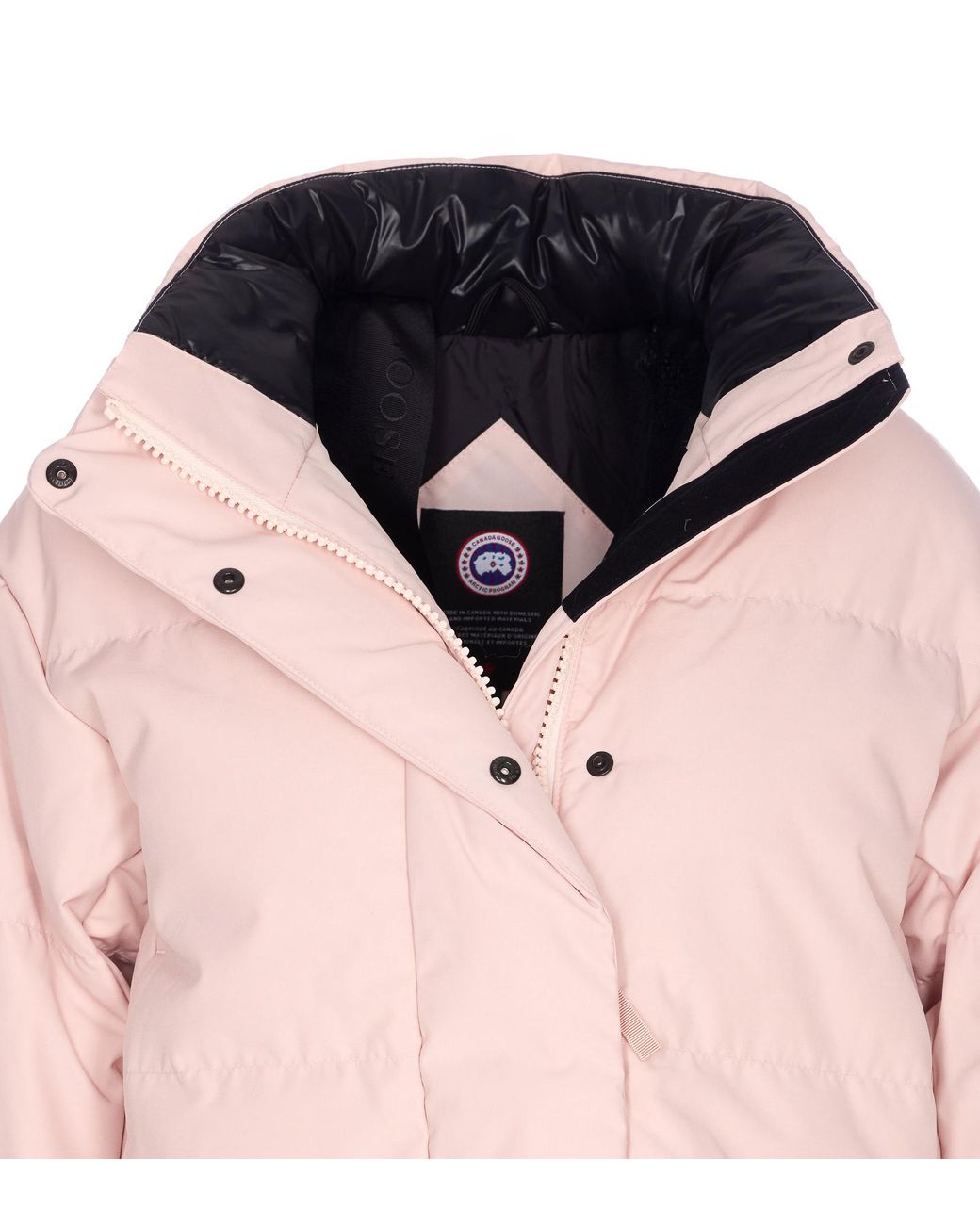 Canada Goose Pink Grandview Cropped Quilted Arctic-Tech Jacket