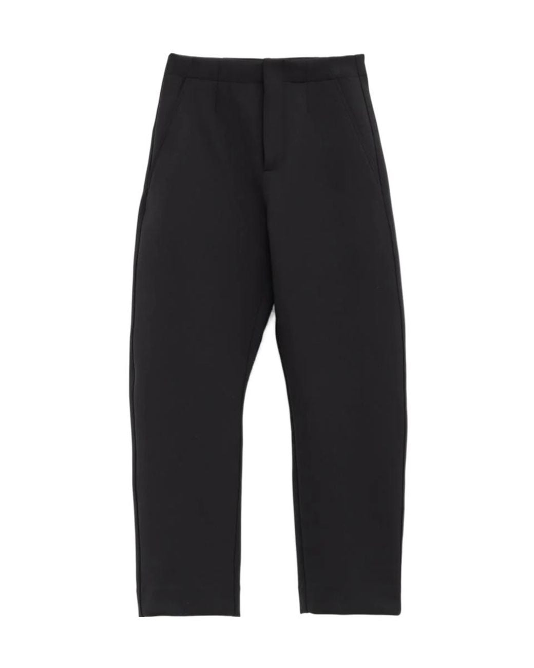 Jacquemus Black Back-Pocket Trousers for men