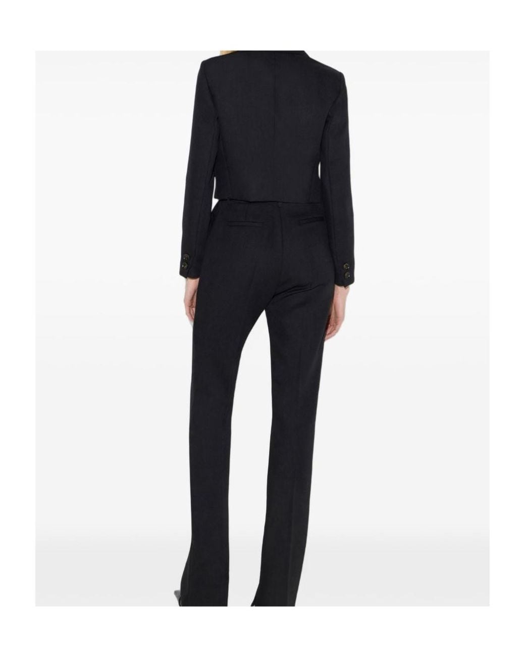 Elisabetta Franchi Blue Long-Sleeve Blazer