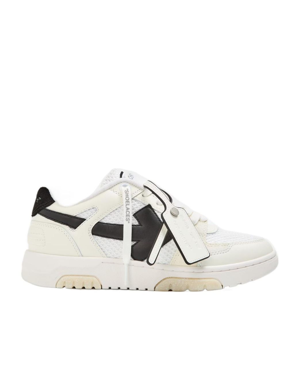 Off-White c/o Virgil Abloh White Round Toe Low-Top Casual Shoes for men