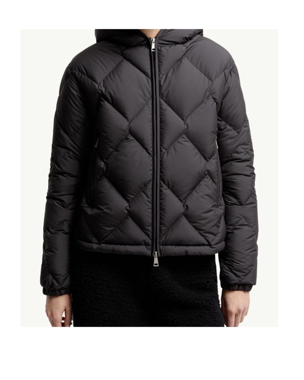 Moncler Black 'arvouinne' Down Jacket