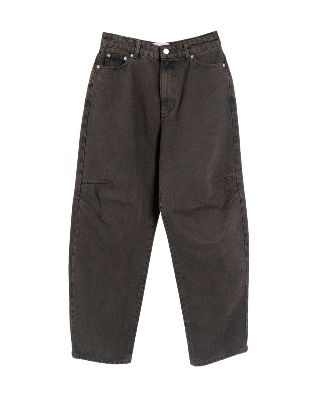 Coperni Gray Oversized Belted Jeans