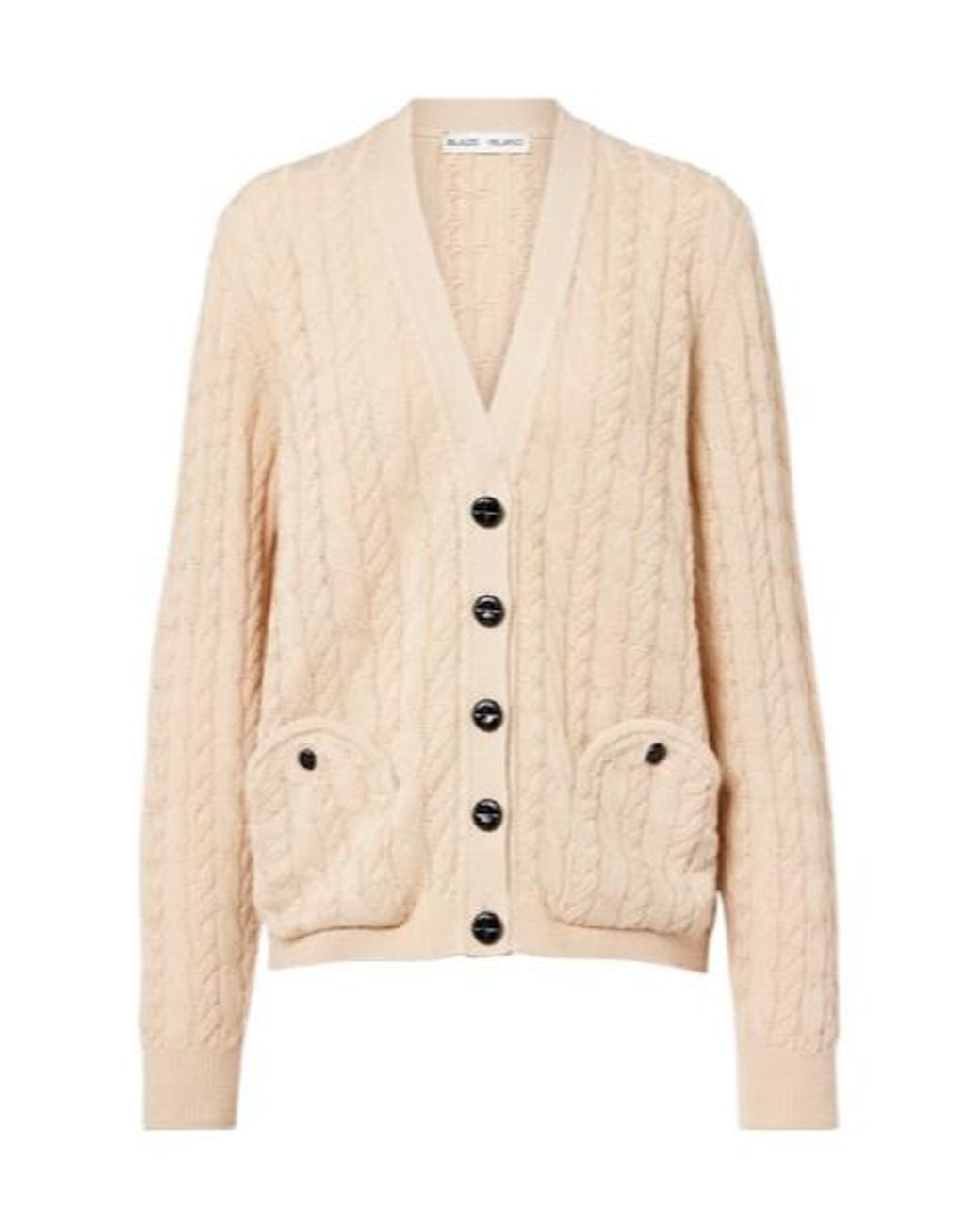 Blazé Milano Natural Knitted Cardigan