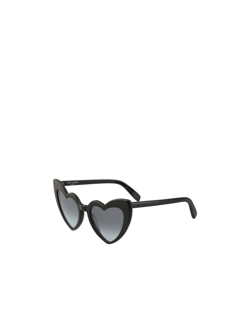 Saint Laurent Black Eyewear Heart Shaped Sunglasses