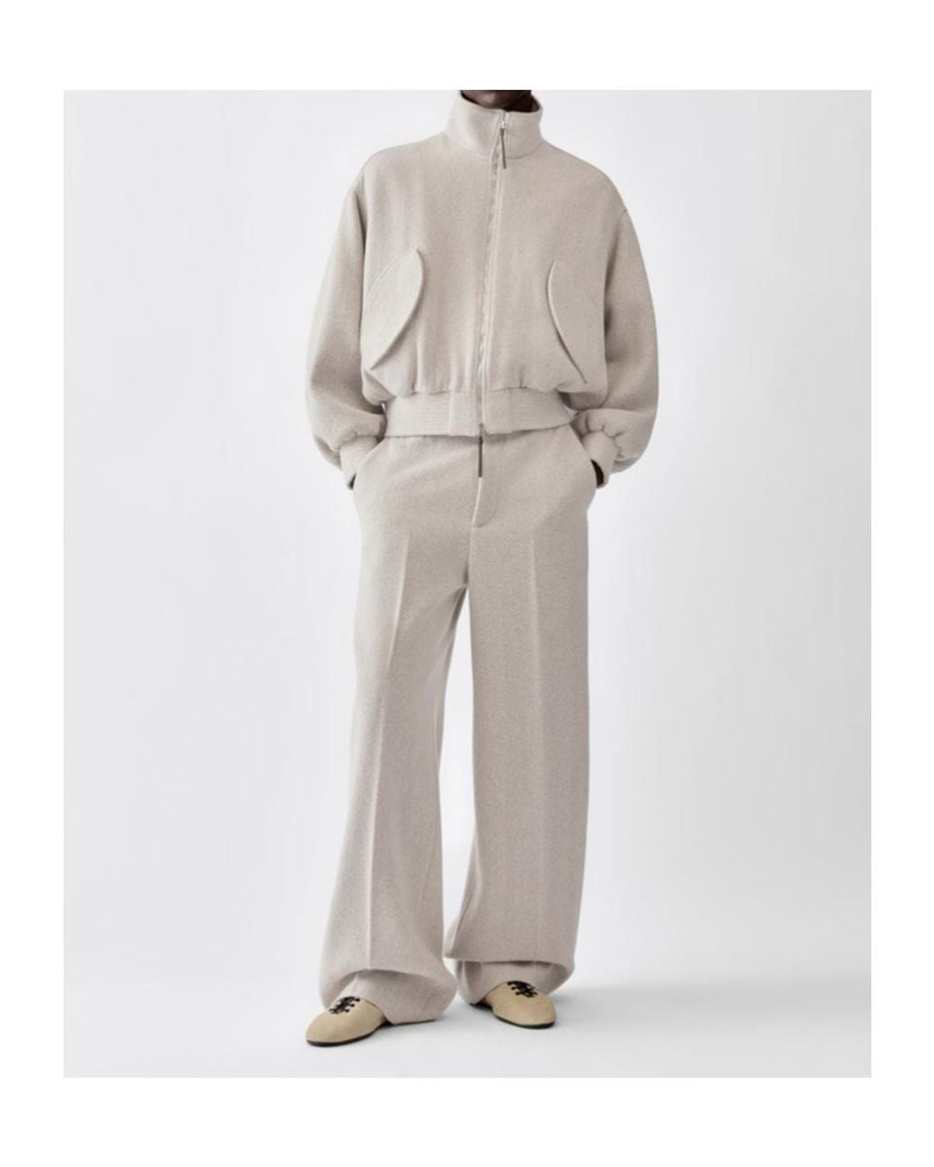Jacquemus Gray Le Bomber Losange Zip Jacket for men