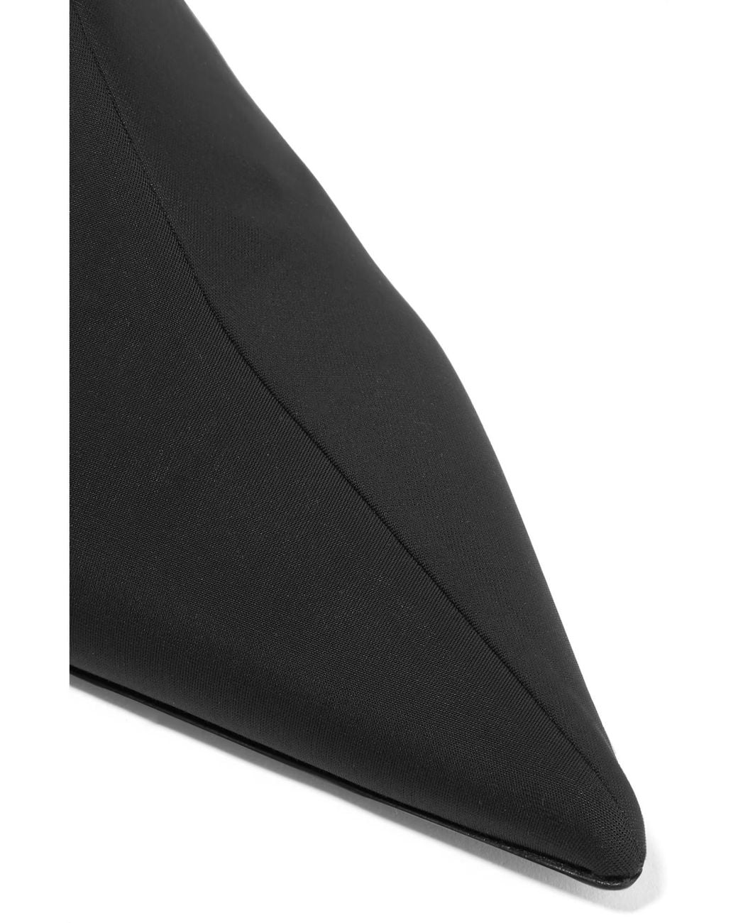 Proenza Schouler Black Pointed-Toe Knit Sock Boots