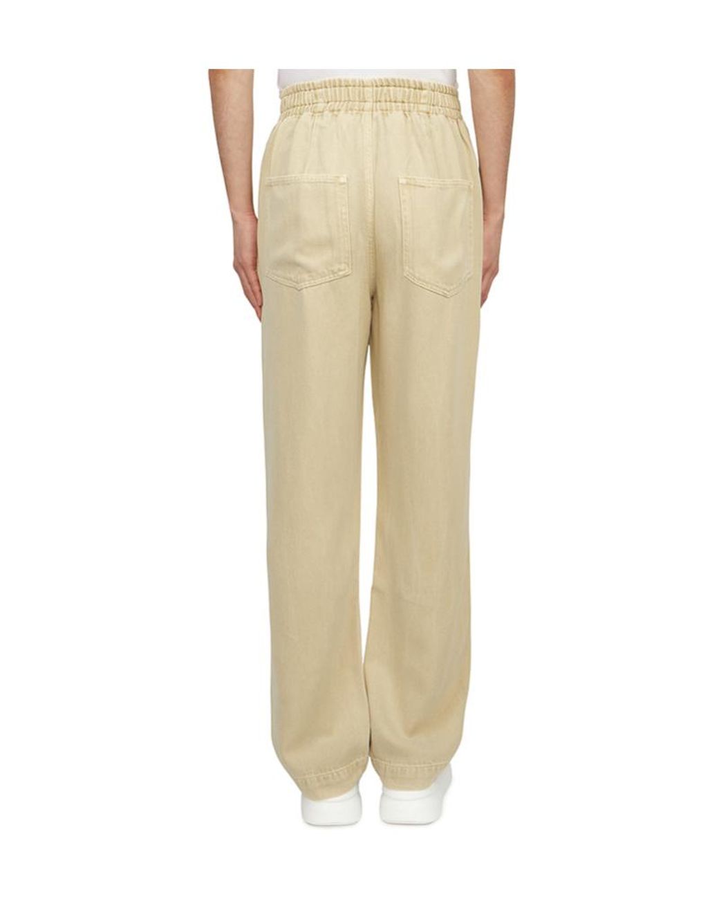 Isabel Marant Natural High Waist Straight Leg Jeans for men
