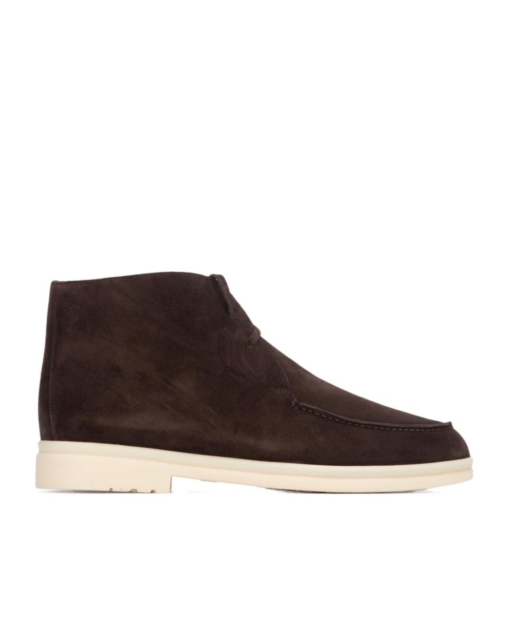 Loro Piana Brown Walk And Walk Ankle Boot for men