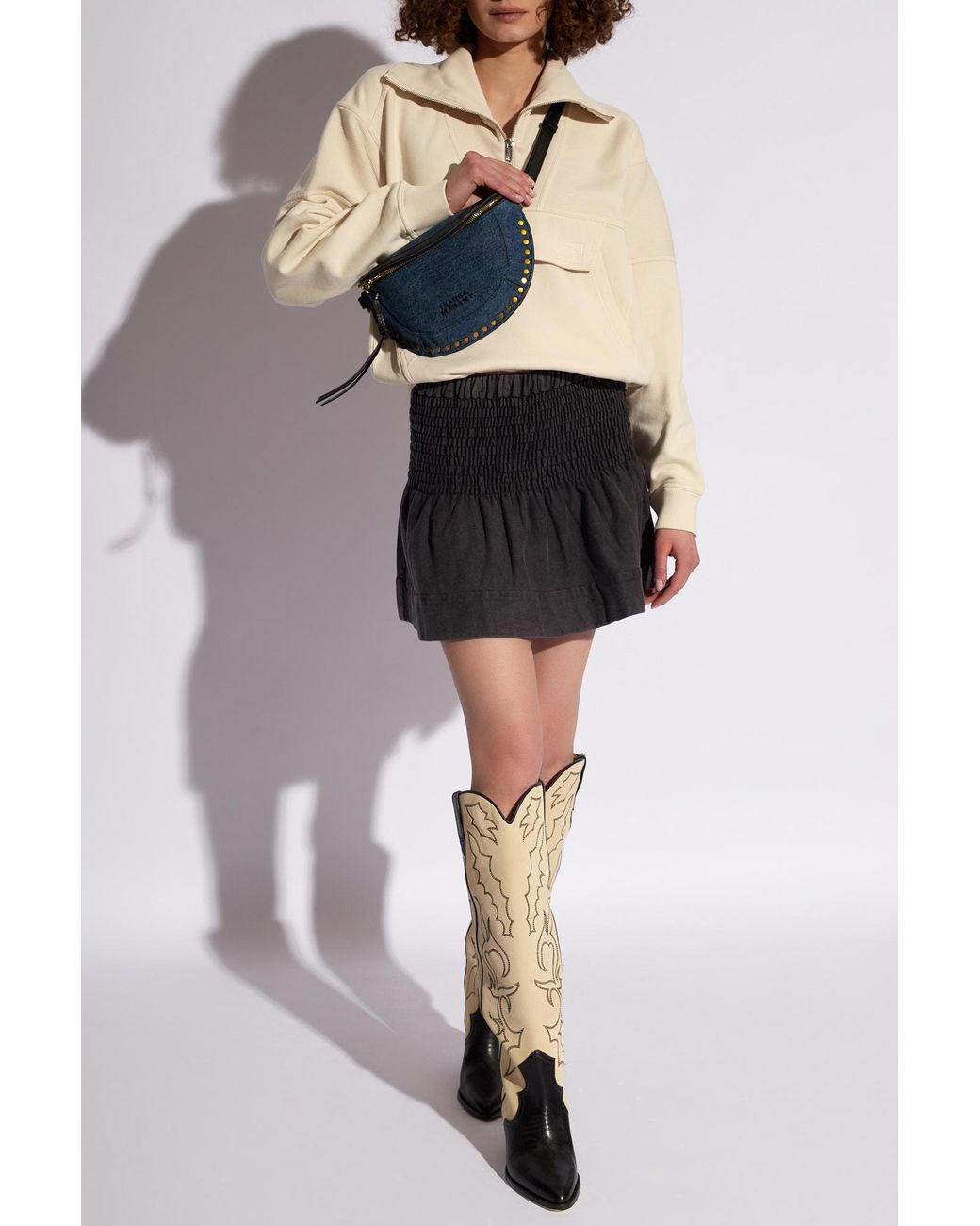 Isabel Marant Natural Phenix Cotton Sweatshirt