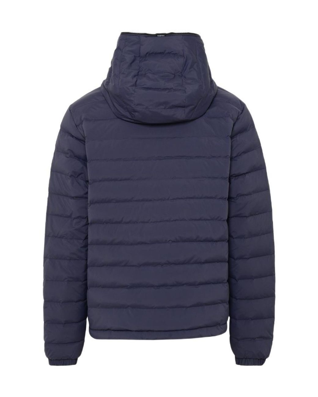 Duvetica Blue Logo-Patch Padded Coat for men