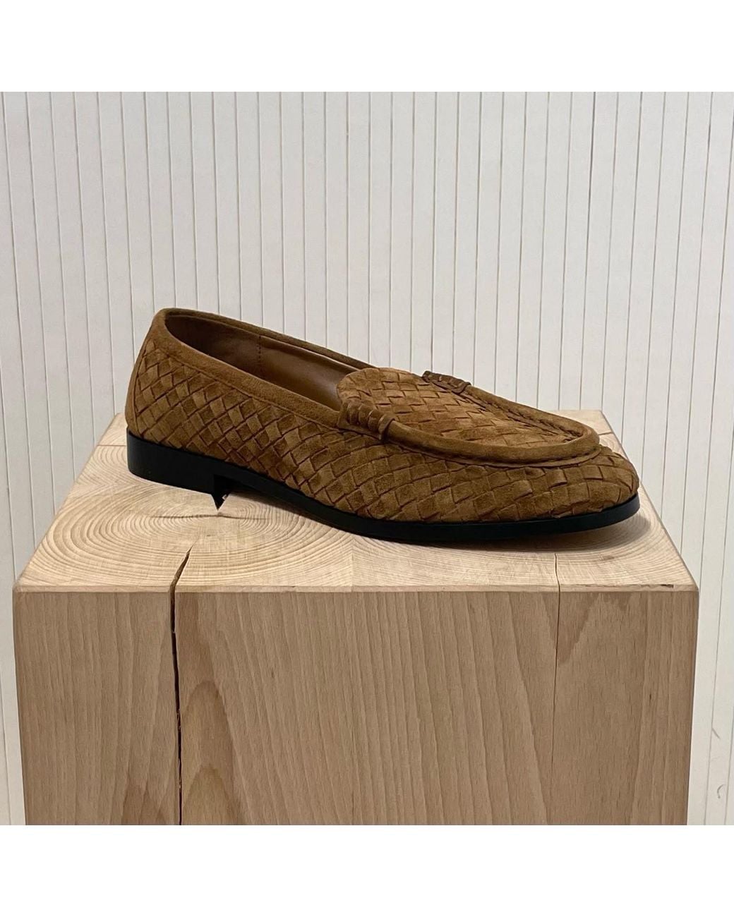 Bottega Veneta Brown Silenzio Loafer
