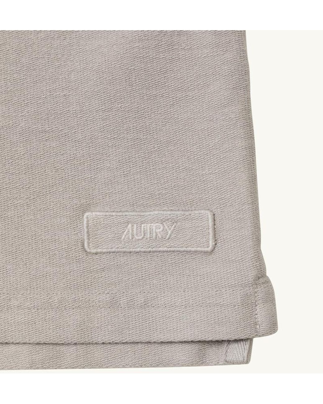 Autry Gray Cotton T-Shirt for men