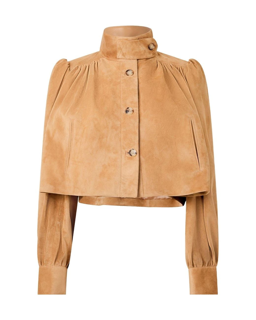 Chloé Natural Casual Long-Sleeve Jacket