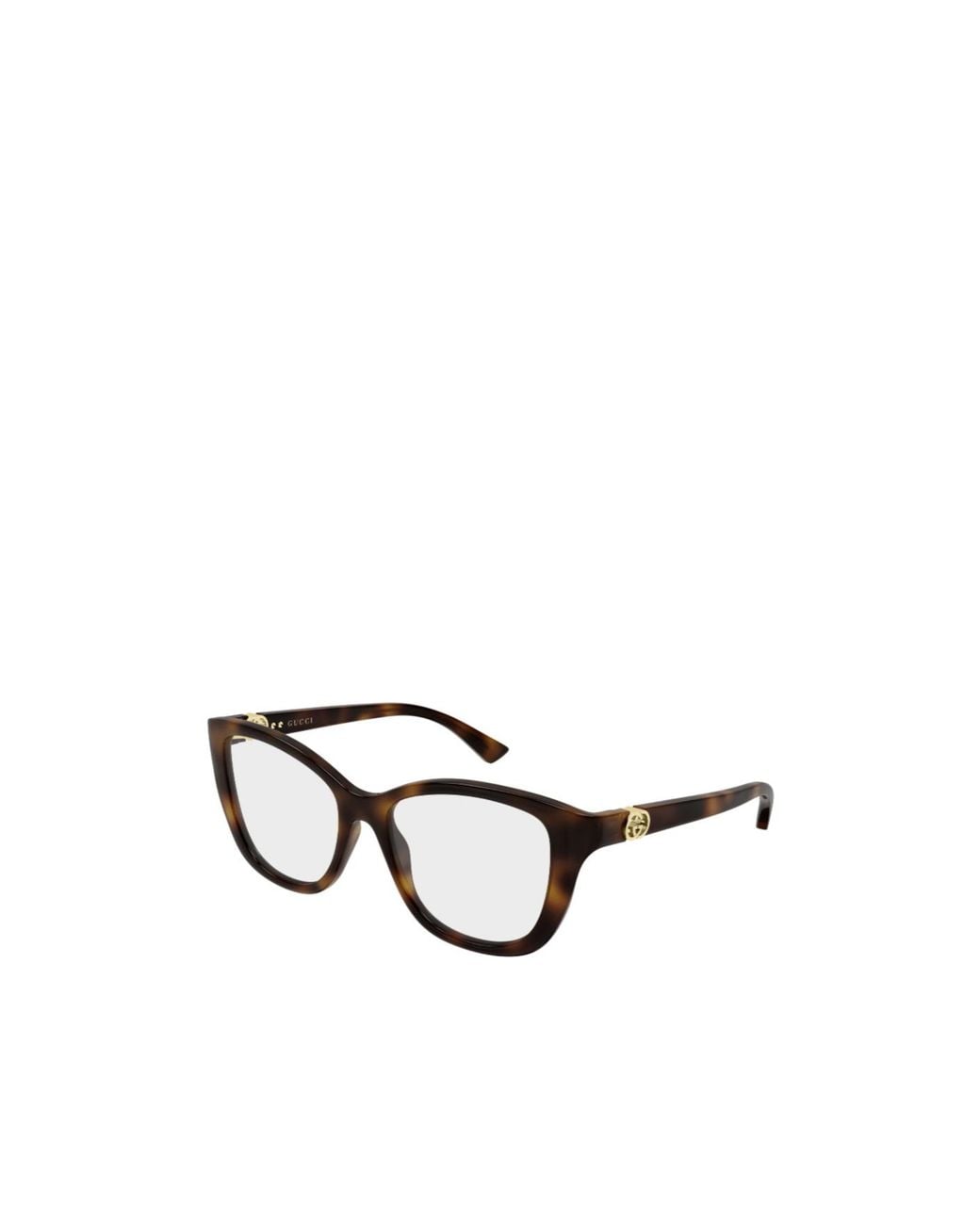 Gucci White Eyewear Cat Eye Frame Glasses