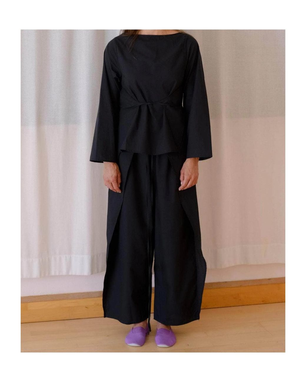 Baserange Black Decti Blouse