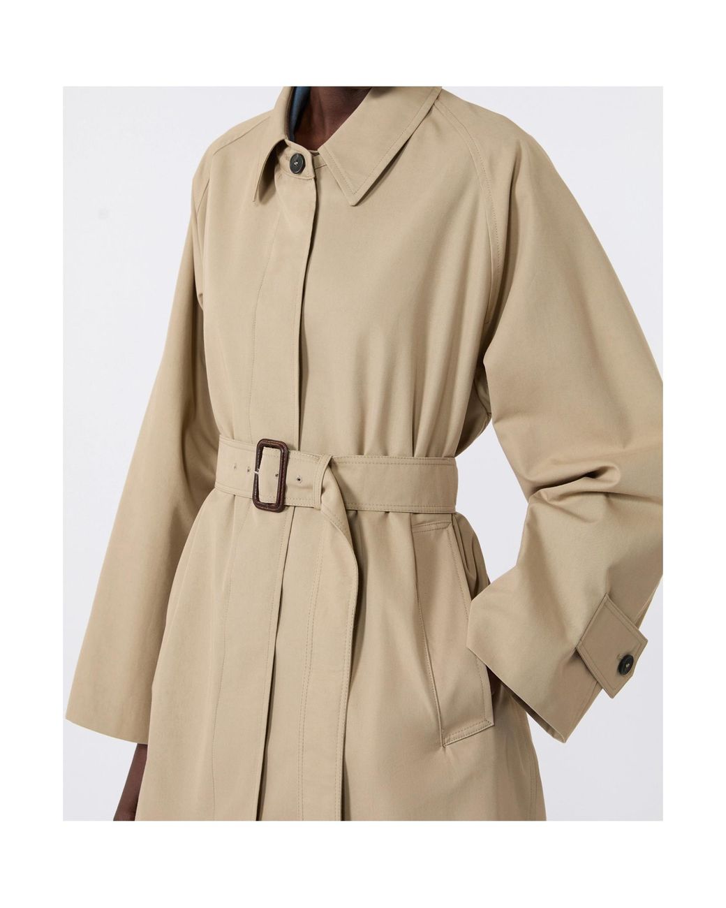 Weekend by Maxmara Natural Water-Repellent Gabardine Trench Coat