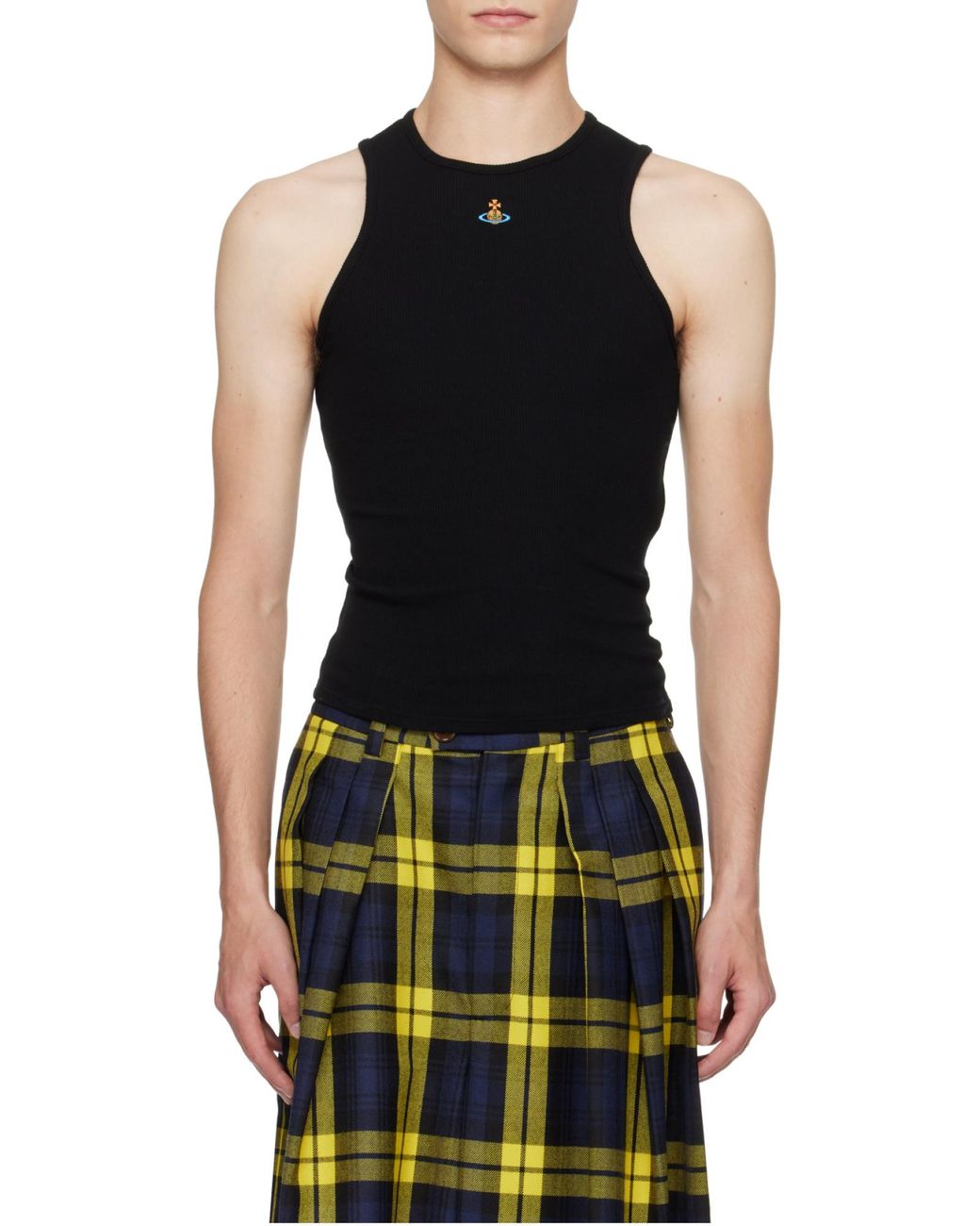 Vivienne Westwood Black Orb Tank Top