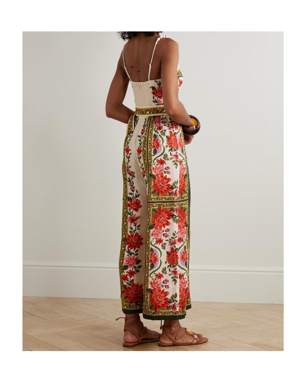 Farm Rio White Wonder Rio Printed Jumpsuit