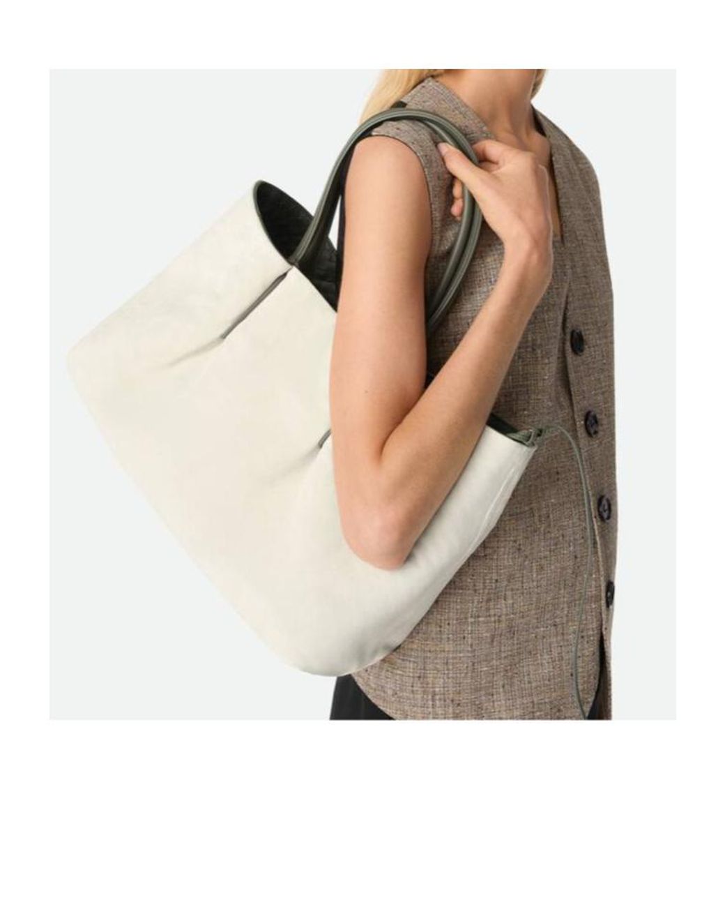 Bottega Veneta Gray Large Pinacoteca