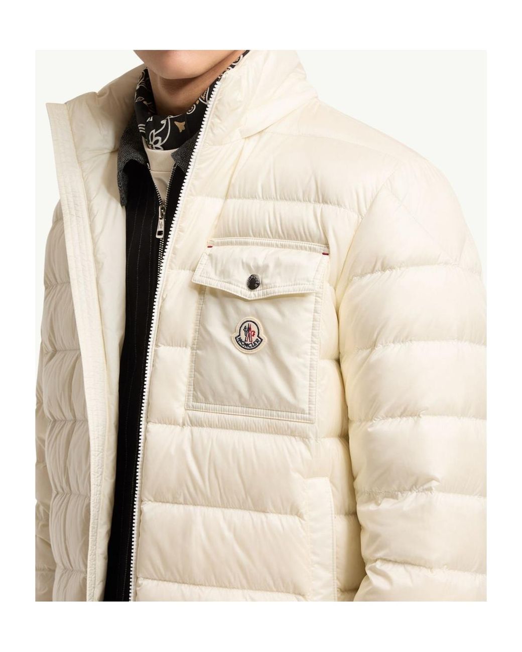 Moncler Natural Verith Short Hooded Puffer Jacket for men