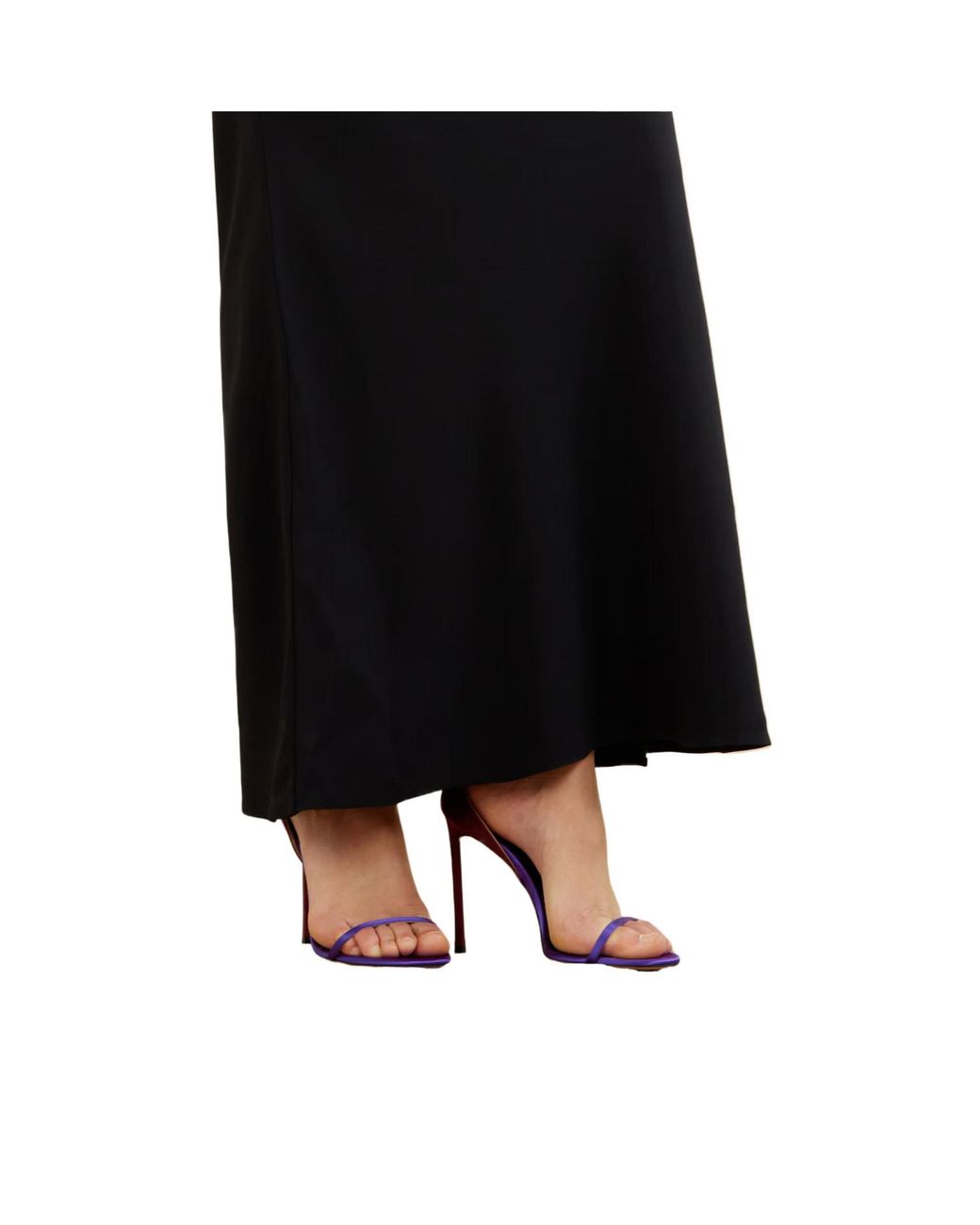 Tom Ford Blue Two-Tone Satin Sandals