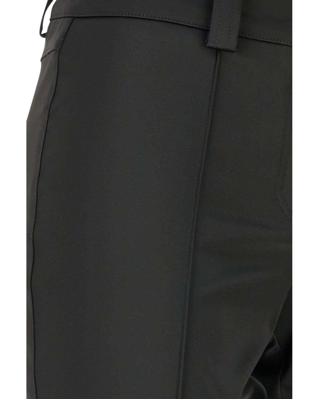 Gucci Black High-Waisted Flared Trousers