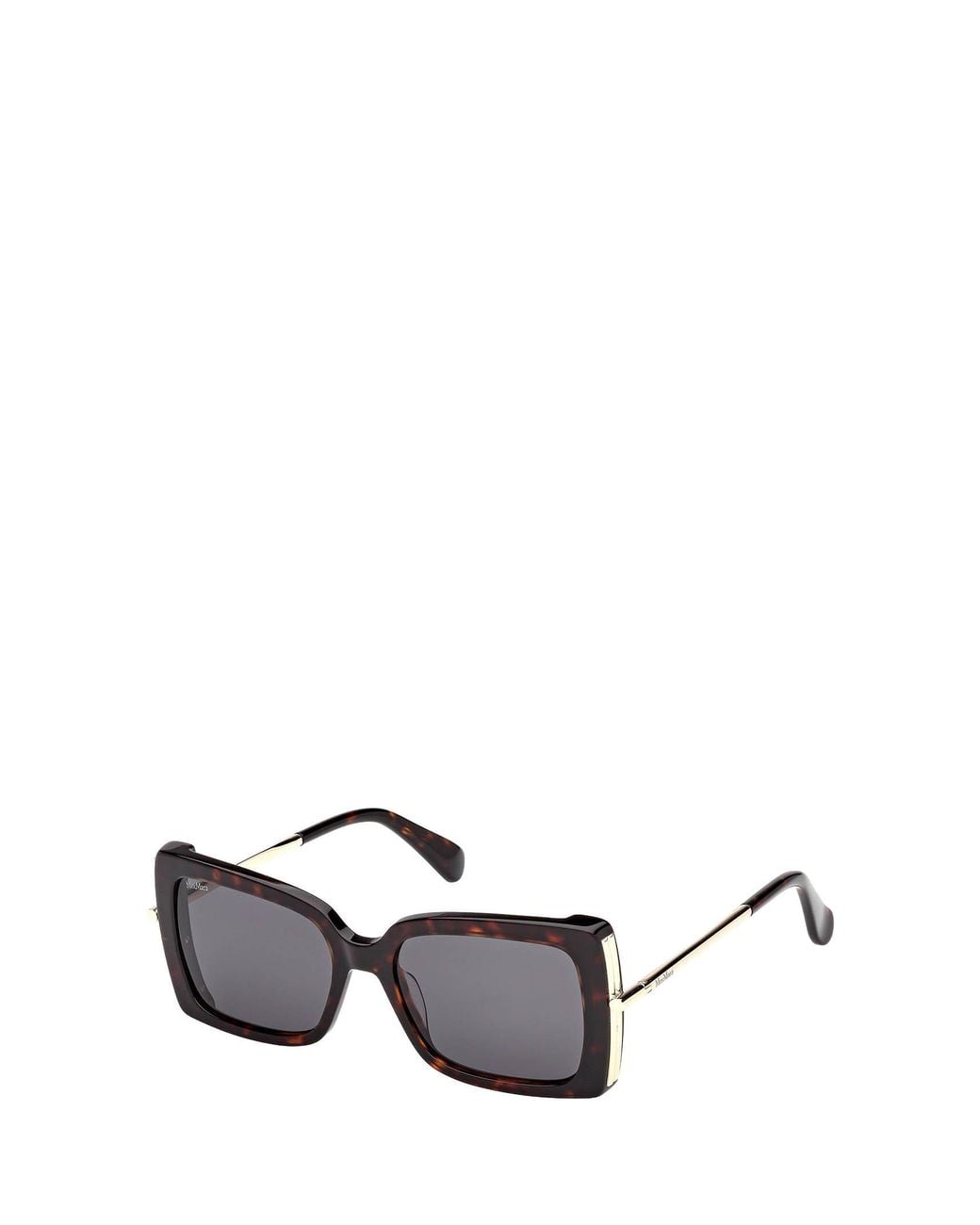 Max Mara Metallic Roquebrune Square Frame Sunglasses