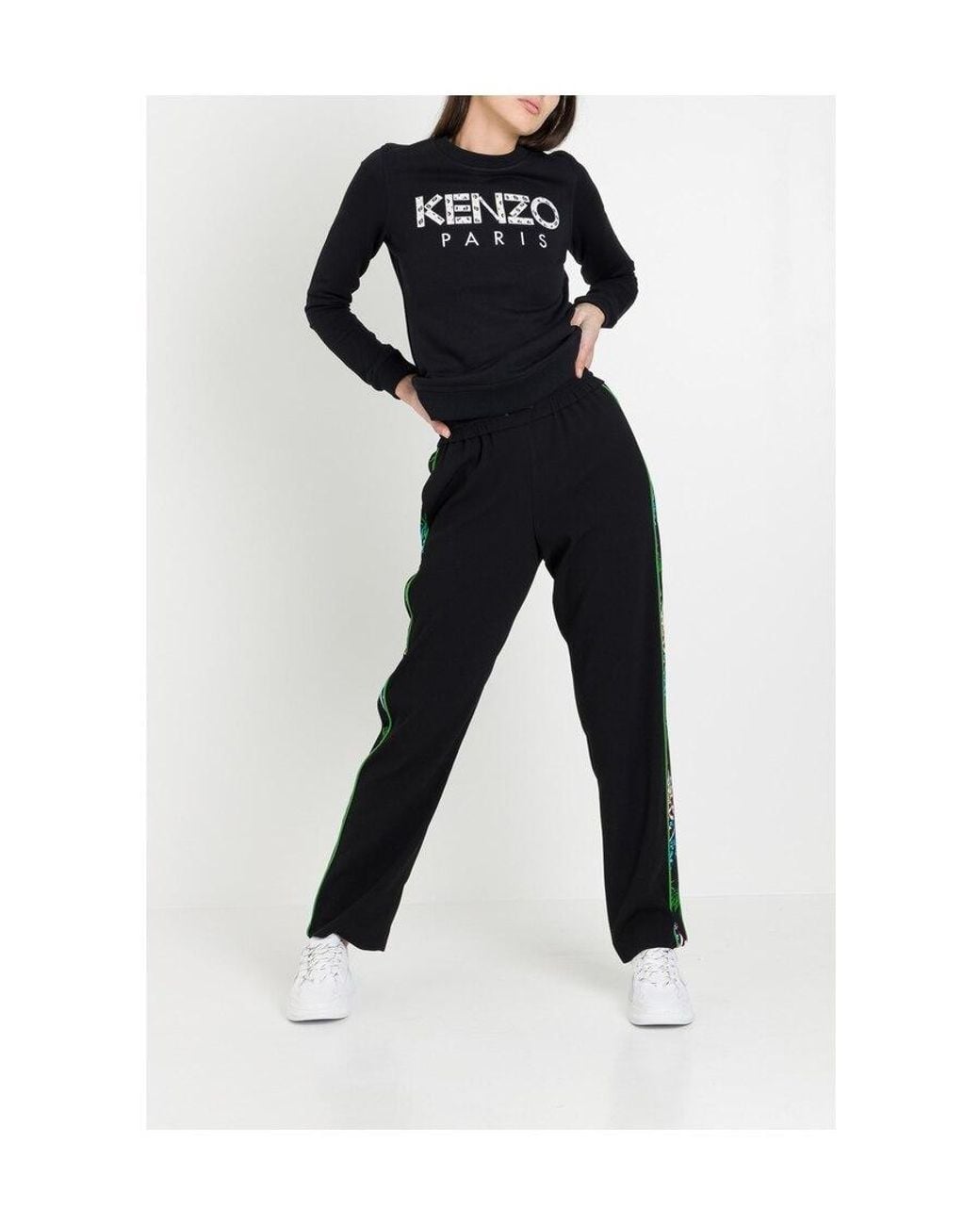 KENZO Black Logo Decal Sweater