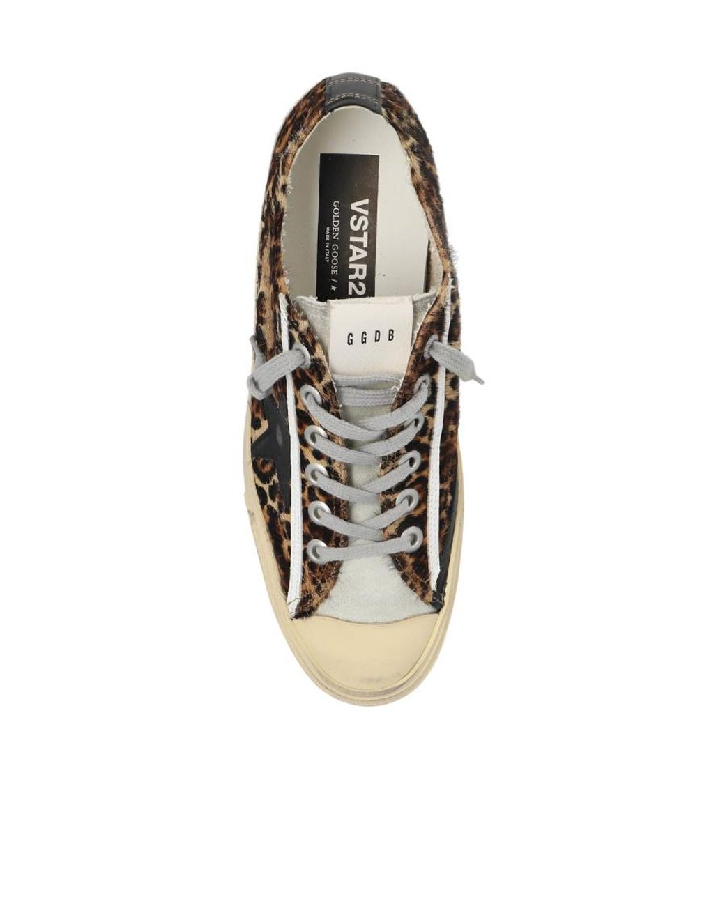 Golden Goose Deluxe Brand Brown V-Star 2 Low-Top Sneakers