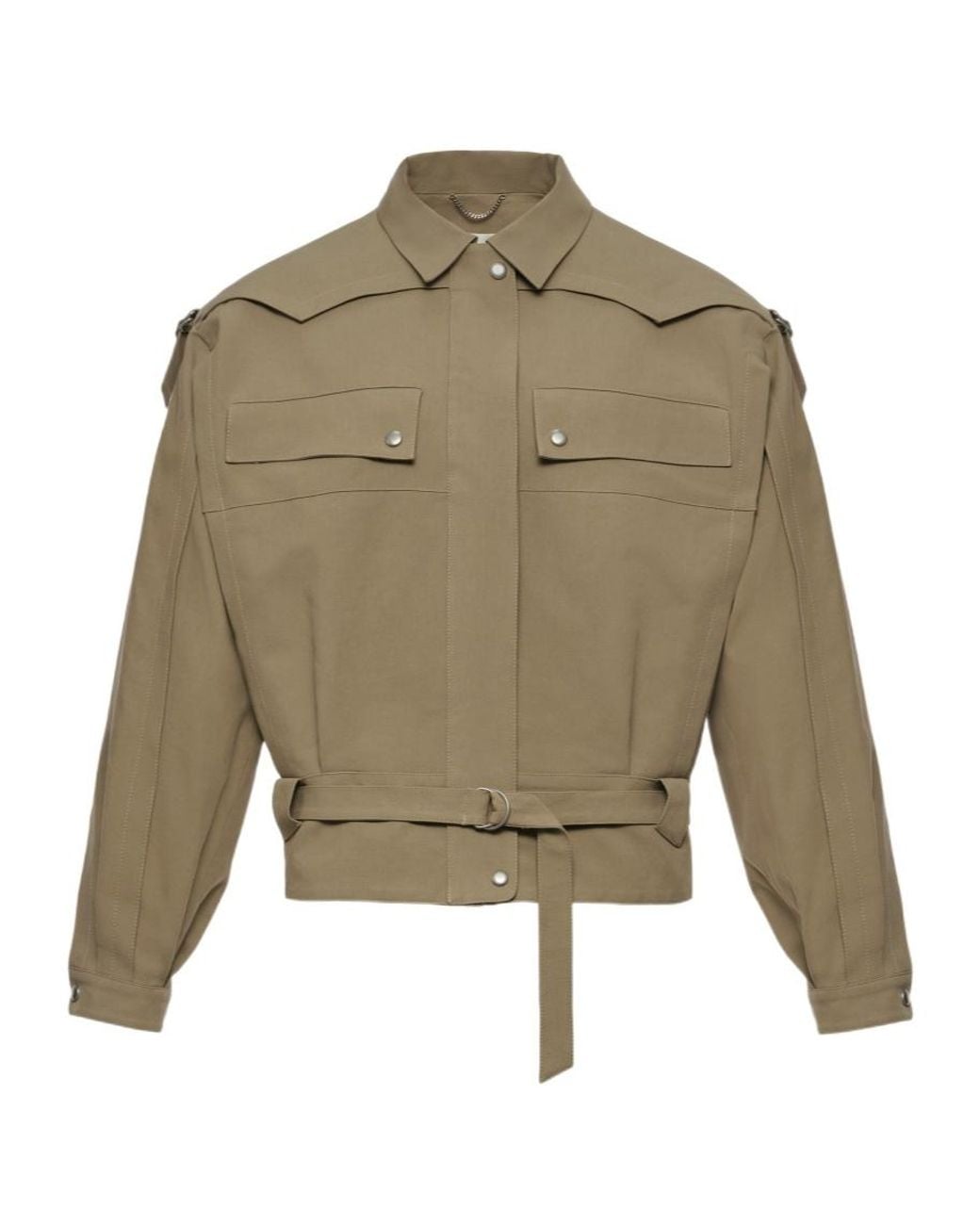 Magda Butrym Green Belted Utility Jacket