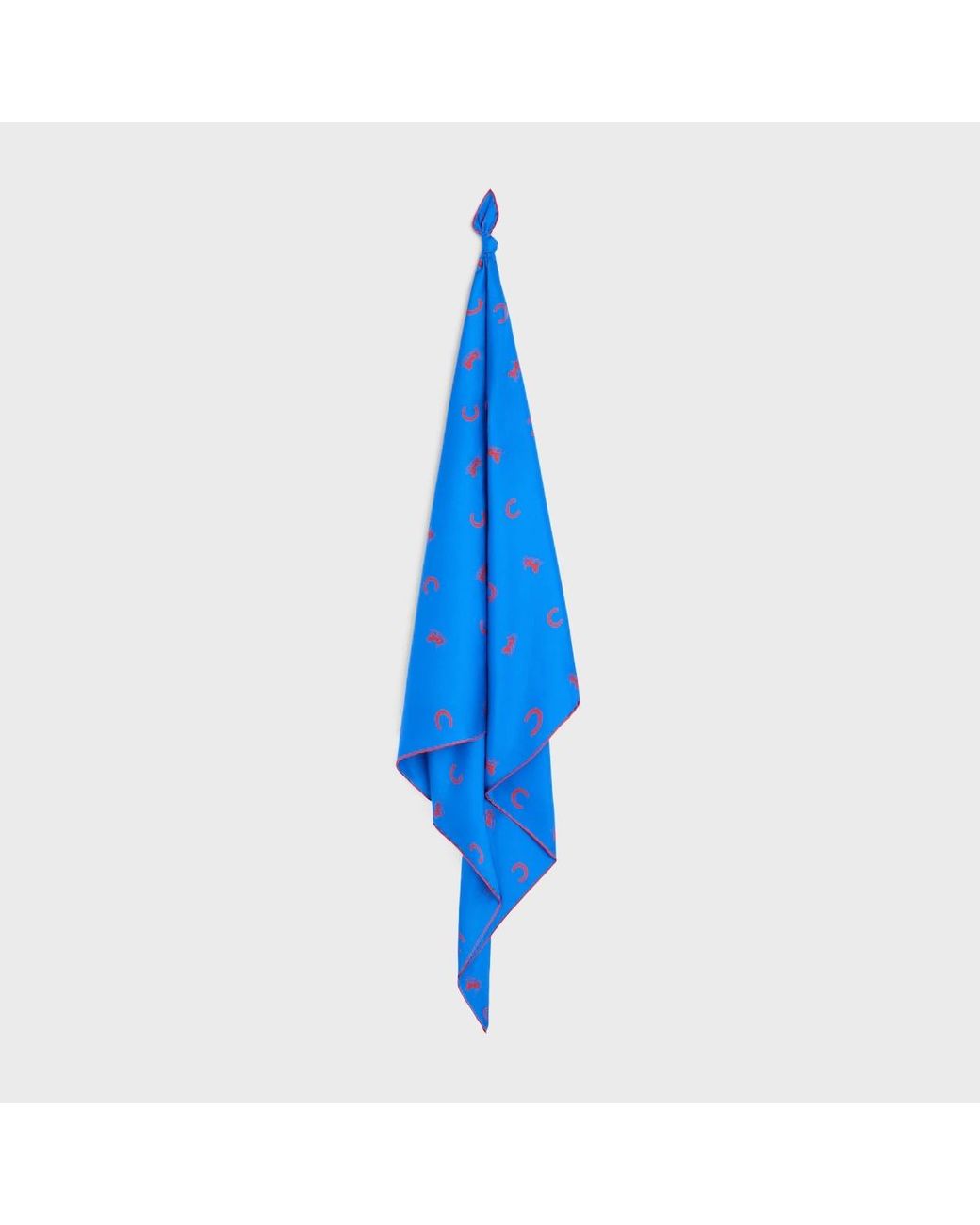 Céline Blue Little C Calèche Foulard, 90