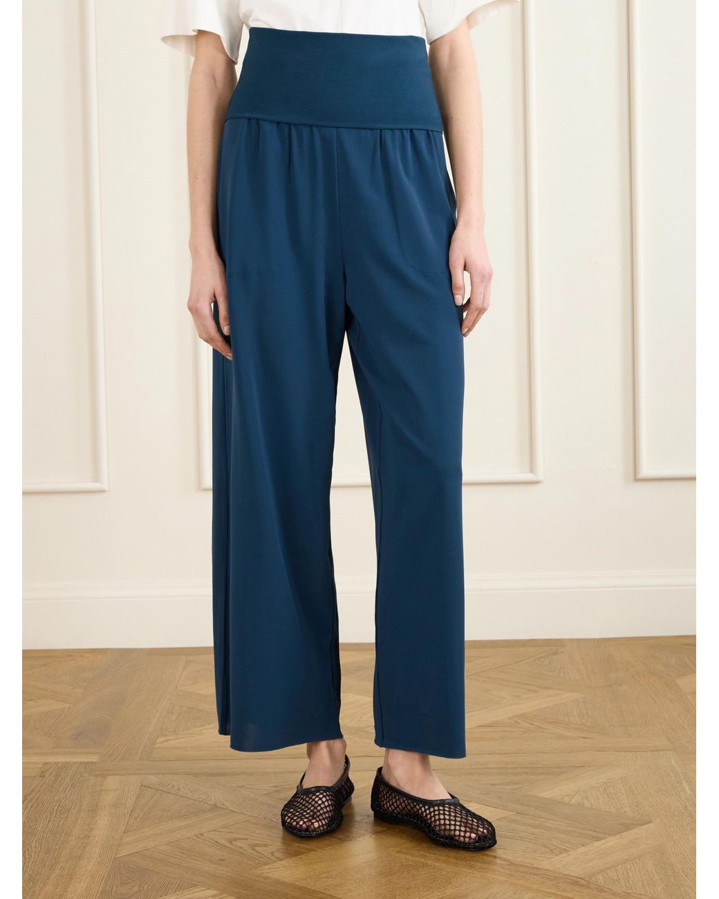 Eres Blue Stretch-Jersey Jumpsuit