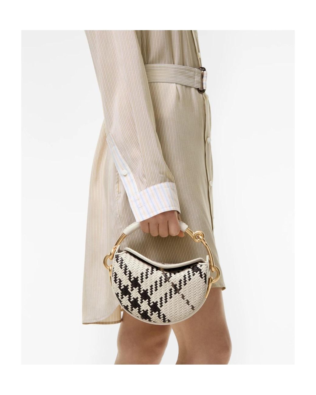 Burberry White Bridle Clutch