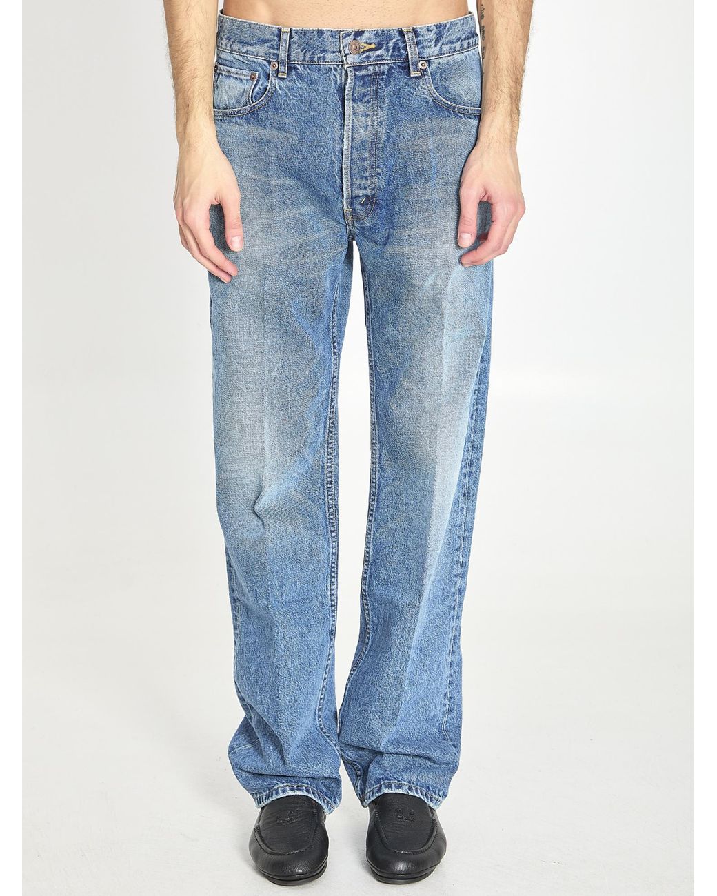 Céline Blue Boyfriend Jeans 001 for men