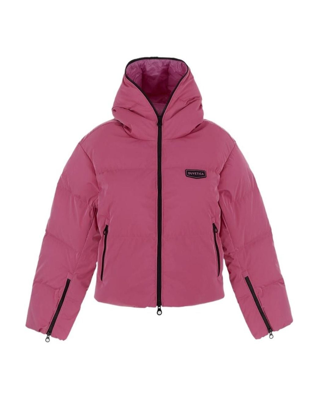 Duvetica Purple Hooded Cotton Suit