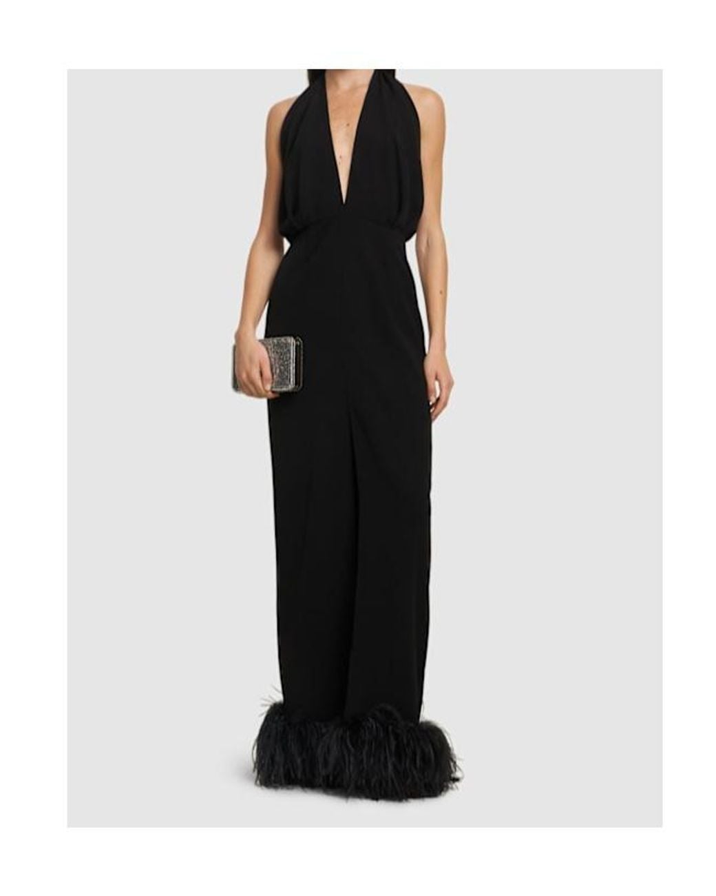 16Arlington Black Backless Dress