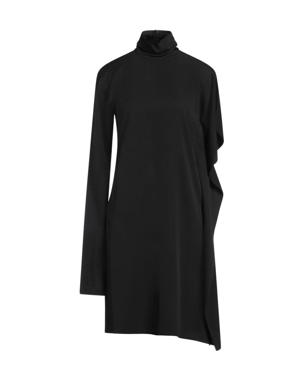 Sportmax Black Midi Dress Silk, Elastane