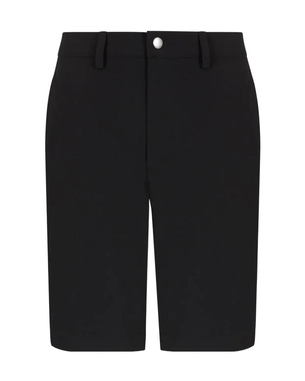 EA7 Black Logo-Print Bermuda Shorts for men